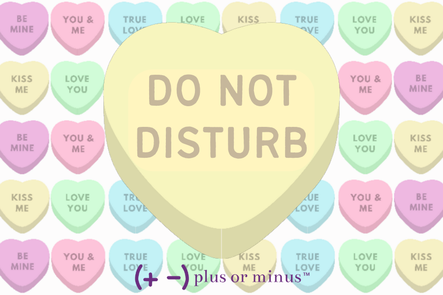 Do Not Disturb Candy Heart