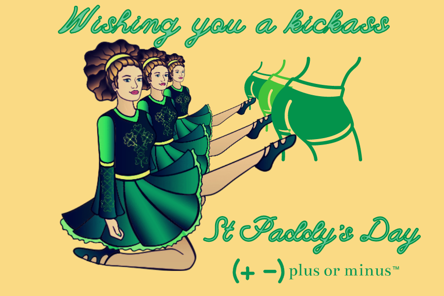 Wishing You a Kickass St Paddy's Day, Orange Label