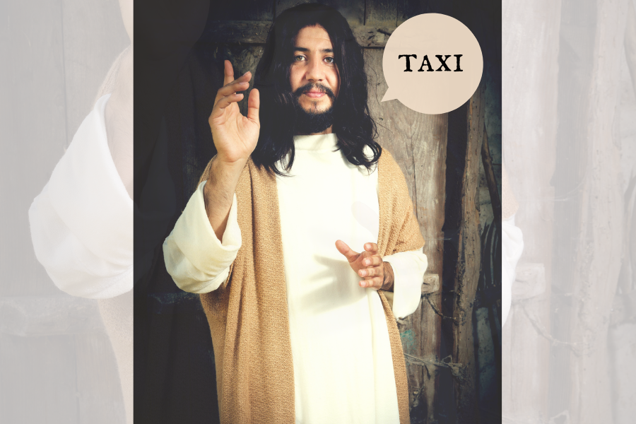 Jesus Hails a Taxi, Small